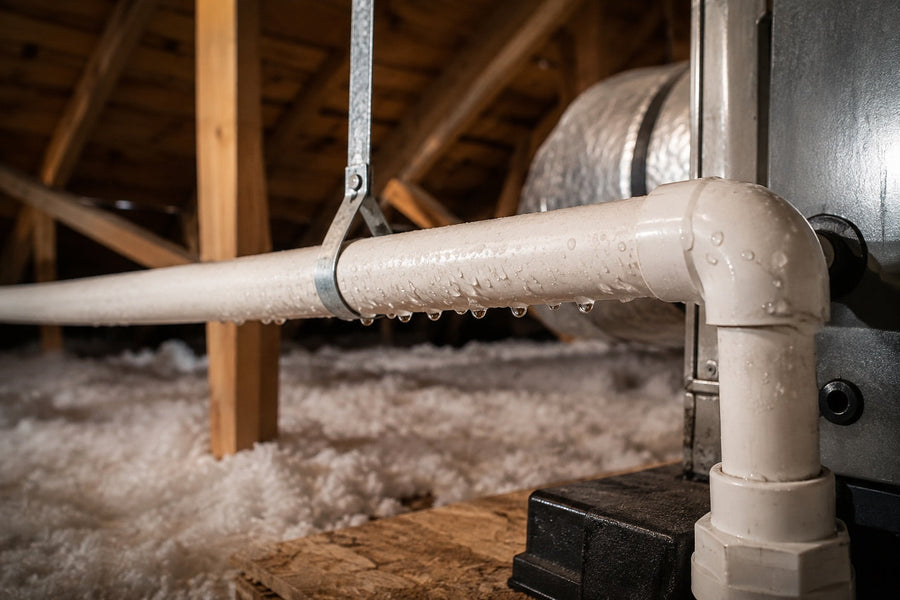 Why Is My A/C Condensate Drain Pipe Sweating?